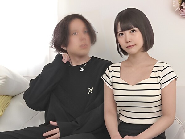 【若妻の寝取られ3P】 旦那の目の前で大胆不倫！ 欲求不満な人妻が2本の肉棒で乱れまくる♡