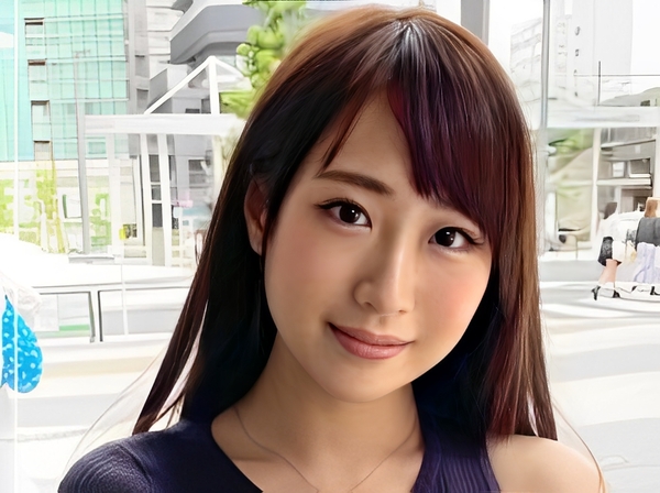 【Gカップ美少女の敏感ボディ】 服の上からでも感じるおっぱいに注目！ 立ちバックでイキまくり、全裸でさらなる快感を♡