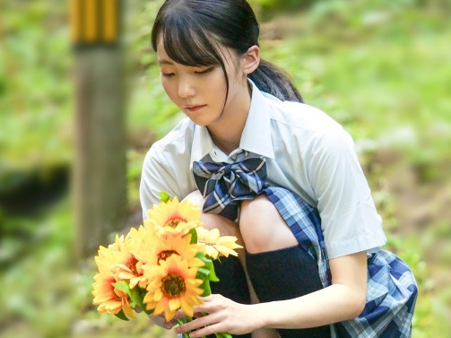 【田舎育ちのスレンダーJK】『もう…我慢できないよ…』幼馴染の細身美少女が汗だくでチンポをご奉仕！制服姿で田舎の暑さを忘れるほど熱いセックスに溺れる！♡