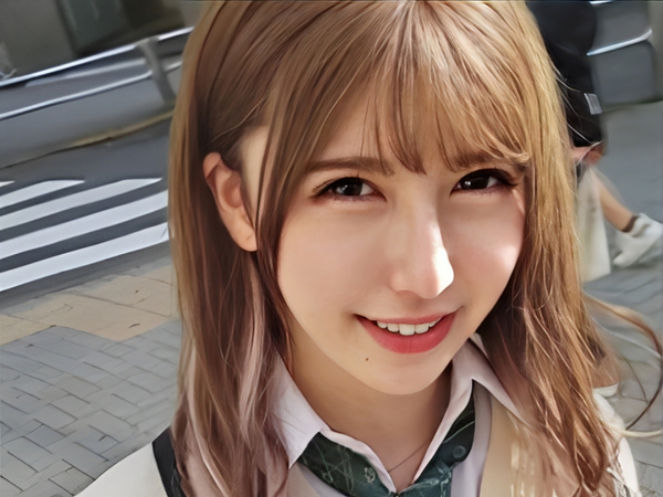 【19歳制服娘の甘い誘惑】『もっと…♡』若さ溢れる美少女がカメラの前で大胆に！制服の下は敏感なカラダ、快楽に抗えず喘ぎまくる！！