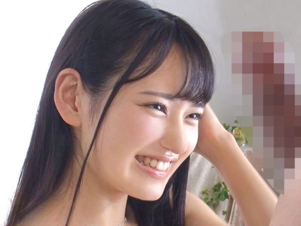 【スレンダー美少女の初体験】『大きい…』ちっぱいロリっ娘が恥じらいながらAVデビュー！初々しい素肌とウブな反応がたまらない♥手コキ＆フェラでご奉仕しちゃう！