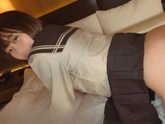 【部活美少女の孕ませセックス】テニスで引き締まったJKボディに生チ○ポ挿入！無許可でゴムなし、大量の精子を中出ししちゃう☆ 部活帰りの汗ばむ制服姿がエロカワすぎる！